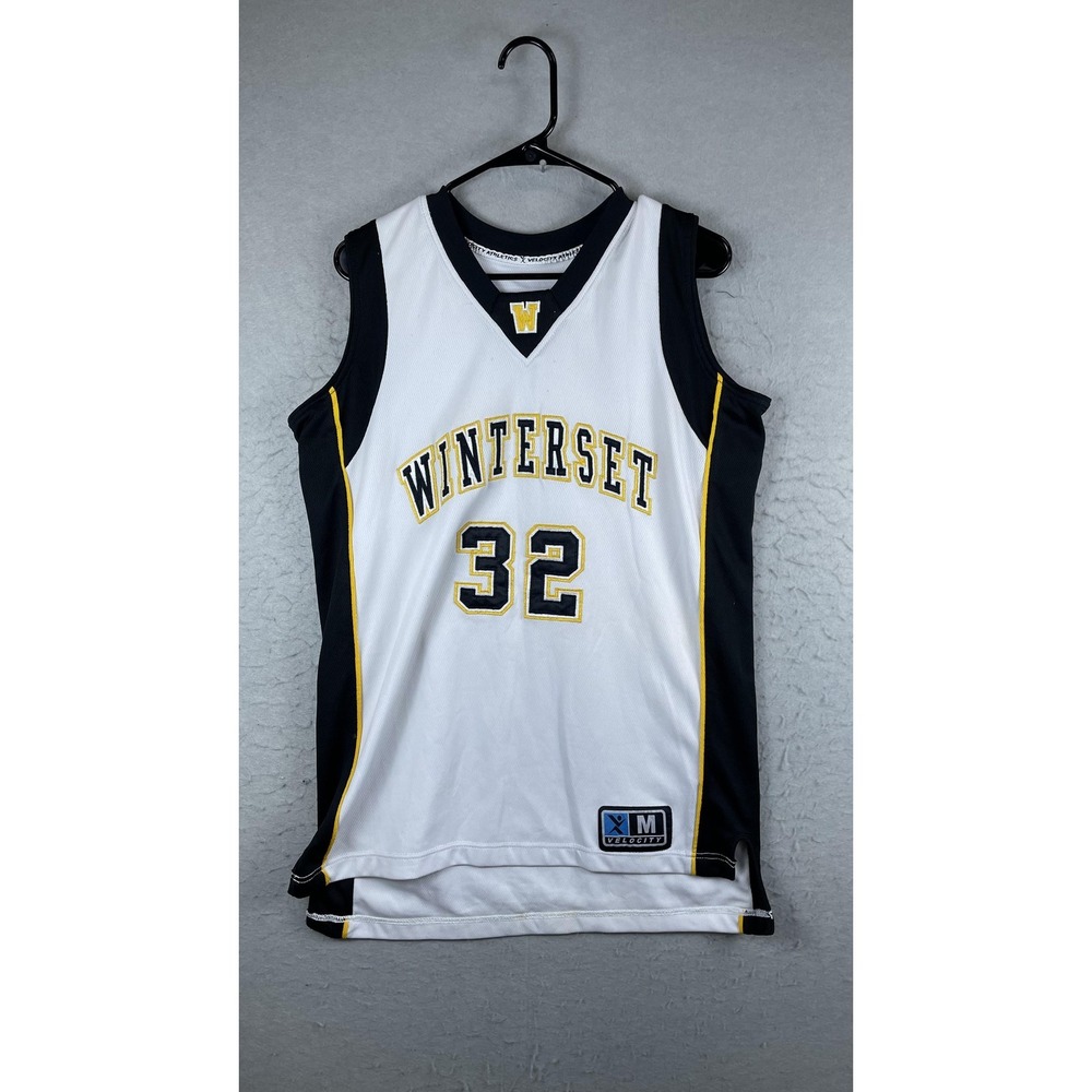 Winterset Basketball Jersey Mens Medium White 32 Velocity Athletics Tank Top‎